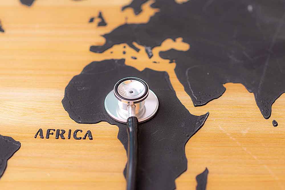 Health care market in West Africa
